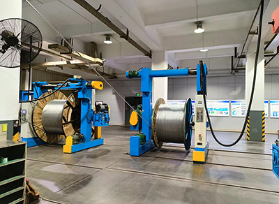 Portal Upper Beam Travelling Pay-Off Stand