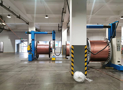 Portal Upper Beam Travelling Pay-Off Stand